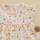 Bugs and Blossoms Ruffle Diaper Cover Set